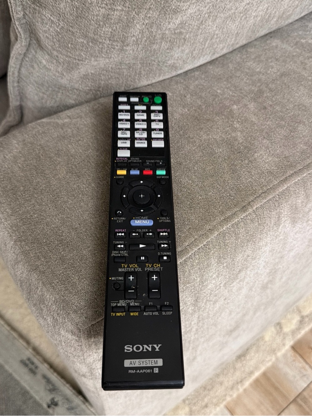 SONY Original RM-AAP061 Remote Control Sony Home Theater AV System